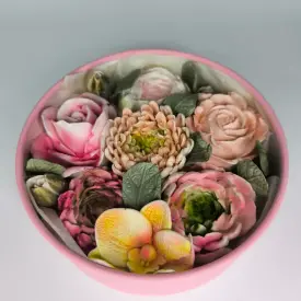 Зефир в круглой коробке с окошком, 16 см